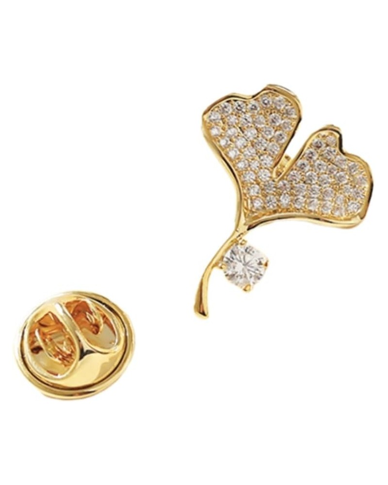 Cute Brooch Woman Metal Brooch Woman Brooch Mini Brooch Leaf Brooch Brooches for Women Shining Brooch Rhinestone Brooch Alloy...