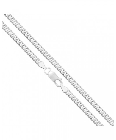 Solid 925 Sterling Silver Curb Chain Necklace, Sizes 2.2mm - 9.5mm 24in, 7.0mm Curb Chain $40.70 Necklaces