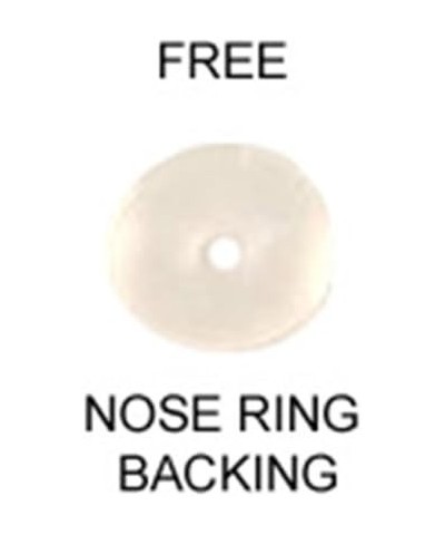 316L Surgical Steel Nose Stud Ring Faux Pearl Nose Hugger Choose Your Color & Style 20G Gold-Tone-Left Nostril Screw $10.99 B...