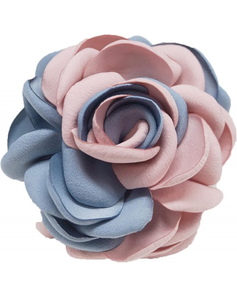 Rose Flower Accessories Brooches Wedding Bridal Bouquet Brooch Pin Hairpin for Women 3-Blue Pink $9.87 Brooches & Pins