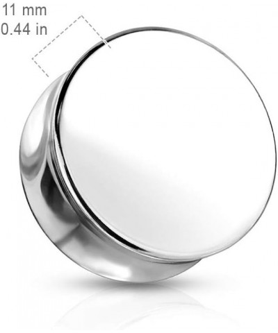 Solid Stainless Steel Saddle Plug Gauges, Sold As Pair 16mm (5/8") $9.86 Body Jewelry