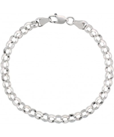 Sterling Silver Italian Rolo Chain Necklace 6mm Thick Nickel Free sizes 7-30 inch 20.0 Inches $41.96 Necklaces