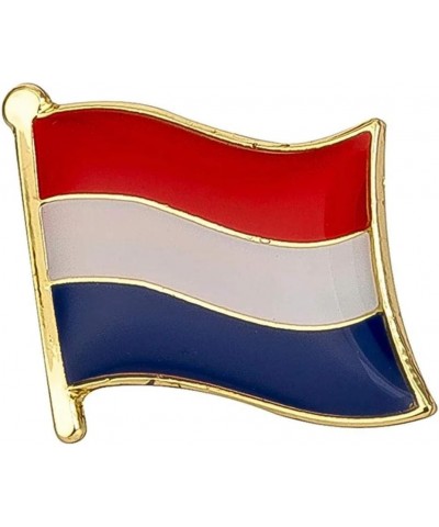 1pc Flag Brooch Metal Pin Badge Brooch Netherlands Flags Lapel Pin Badge Hollanders Flag National Emblem Dutch Flag Brooch $6...