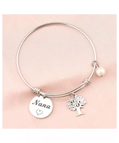 Nana Bracelet Grandma Nana Charm Expandable Wire Bangle Nana Jewelry Grandmother Gift for Family Nana bracelet 02 $10.04 Brac...