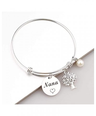 Nana Bracelet Grandma Nana Charm Expandable Wire Bangle Nana Jewelry Grandmother Gift for Family Nana bracelet 02 $10.04 Brac...