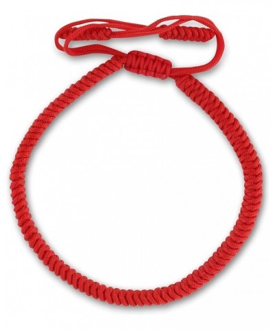 One Tibetan Monk Lucky Minimal Rope Buddhist Handmade Knot Bracelet RED $10.43 Bracelets