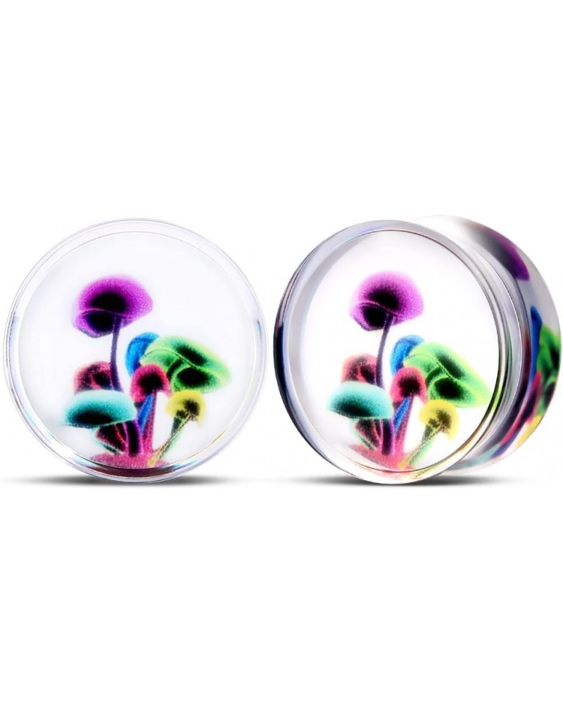 2 PCS Resin Acrylic Transparent Screw Tunnels Ear Expander Stretcher Piercing Ear Gauges 16mm PO-D3189 $9.12 Body Jewelry