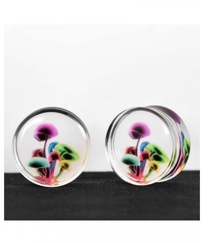 2 PCS Resin Acrylic Transparent Screw Tunnels Ear Expander Stretcher Piercing Ear Gauges 16mm PO-D3189 $9.12 Body Jewelry