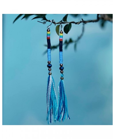 Glitter Spacer Bead Stackable Tassels Earrings Mixed $10.56 Earrings