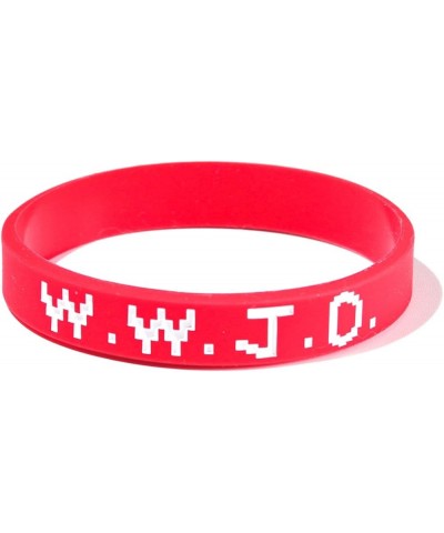 WWJD Silicone Bracelet What Would Jesus Do Rubber Bracelet Wristbands Bracelet for Women Men Jewelry Colorful Gifts Protectio...