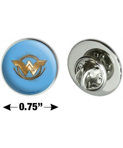 Wonder Woman Movie Golden Lasso Logo Metal 0.75" Lapel Hat Pin Tie Tack Pinback Carolina Blue $10.19 Brooches & Pins