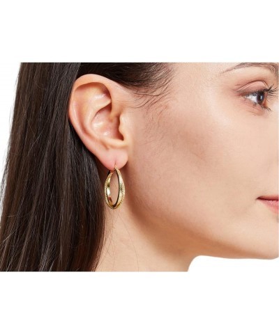 Fashion Noble Style 14K Gold Plated Hoop Earrings 3 Circles Round Shape For Party Hoop $11.93 Earrings