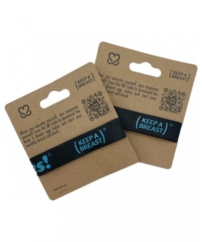 i love boobies! Bracelets Black/Blue 2-Pack $9.22 Bracelets