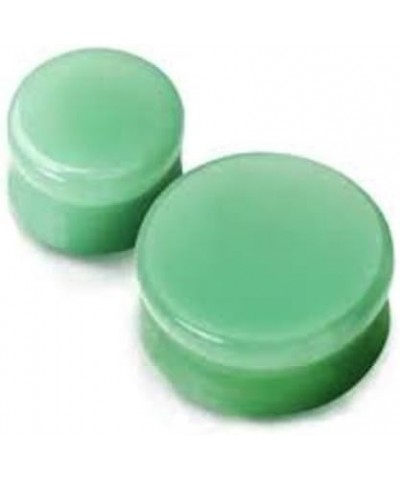 Jade Stone Organic Double-sided Flare Gauges/plugs/Tunnels 2 Pieces (1 Pair)(A/2/2/30) 5/8" (16mm) $15.29 Body Jewelry