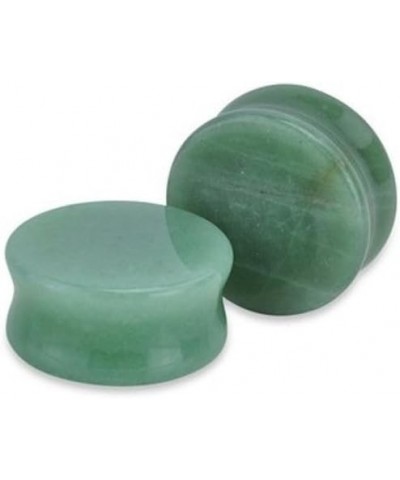 Jade Stone Organic Double-sided Flare Gauges/plugs/Tunnels 2 Pieces (1 Pair)(A/2/2/30) 5/8" (16mm) $15.29 Body Jewelry