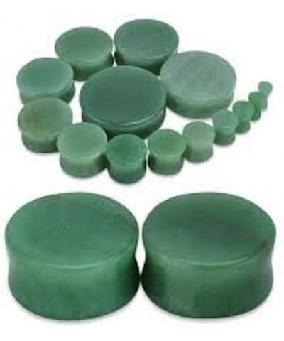 Jade Stone Organic Double-sided Flare Gauges/plugs/Tunnels 2 Pieces (1 Pair)(A/2/2/30) 5/8" (16mm) $15.29 Body Jewelry