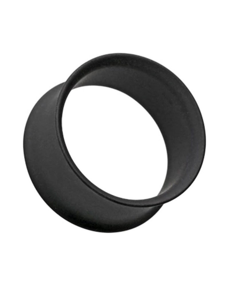 Matte Black Steel Double Flared Ear Gauge WildKlass Tunnel Plug (Sold as Pairs) 9/16" (14mm) $12.22 Body Jewelry