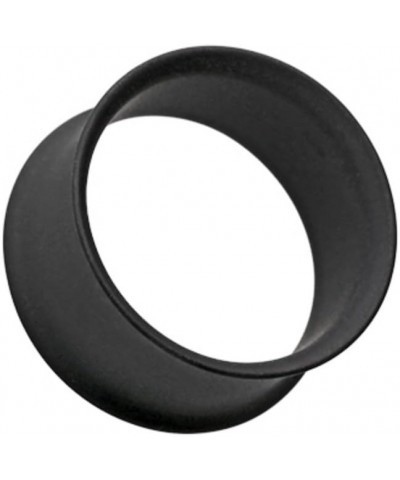 Matte Black Steel Double Flared Ear Gauge WildKlass Tunnel Plug (Sold as Pairs) 9/16" (14mm) $12.22 Body Jewelry