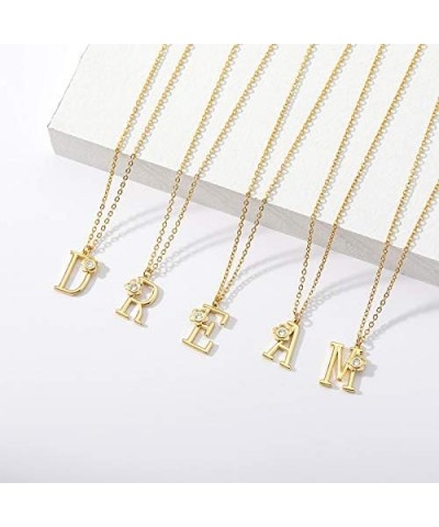 Stainless Steel Flower Initial Pendant, A-Z, 26 Letter Alphabet CZ Cubic Zirconia Necklace T (Gold) $12.53 Necklaces