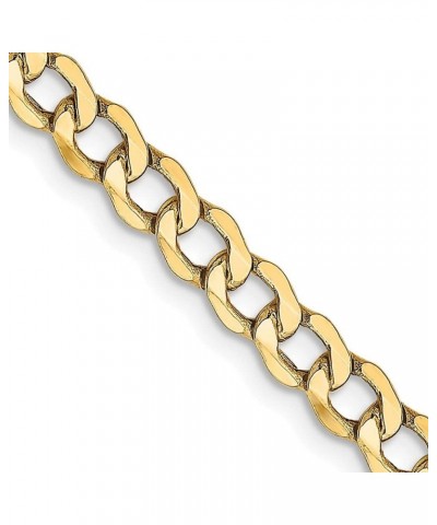 10k Yellow Gold 4.3mm Curb Chain Necklace 6.15g for Men Women 16.0 Inches $84.78 Bracelets