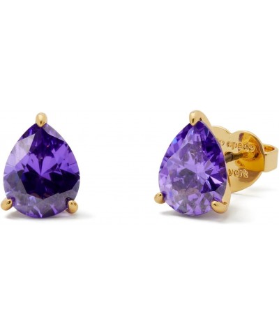 Womens Studs Amethyst One Size $19.69 Earrings