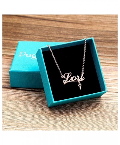 Stainless Steel Chain Rose Gold Pendant Customized Plate Personalized Name Necklace Lori $22.61 Necklaces