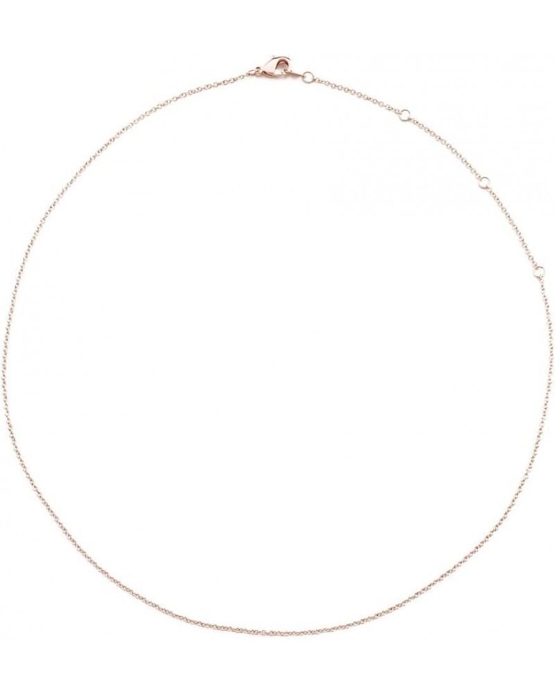 Thin Chain Adjustable Choker in Gold, Rose Gold, or Silver (13", 14", 15", 16", 17") | Delicate Jewelry Rose Gold $12.60 Neck...