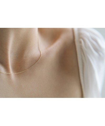 Thin Chain Adjustable Choker in Gold, Rose Gold, or Silver (13", 14", 15", 16", 17") | Delicate Jewelry Rose Gold $12.60 Neck...