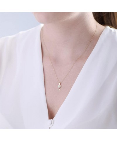 14k Gold Mini Key Necklace - Dainty 14k Gold Necklace, Mighty Mini Solid Gold Necklace, Gold Necklace for Women | 18'' $67.08...