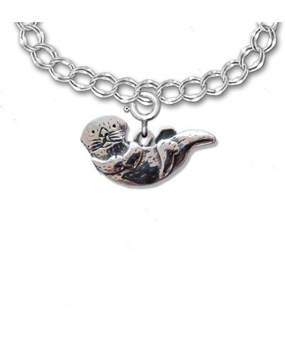 Sterling Silver Otter Charm for Charm Bracelet $24.84 Bracelets