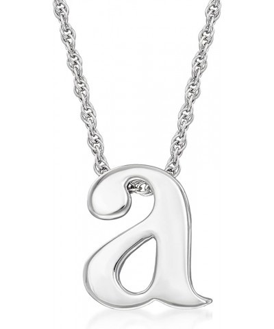 Sterling Silver Lowercase Initial Necklace 18-inch (L) $33.92 Necklaces