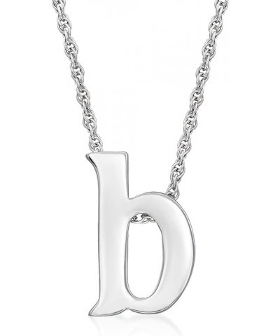 Sterling Silver Lowercase Initial Necklace 18-inch (L) $33.92 Necklaces