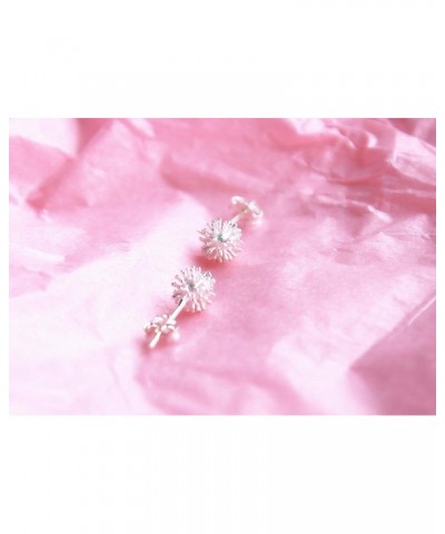 Lovely Dandelion Sterling Silver Stud Earrings $10.25 Earrings