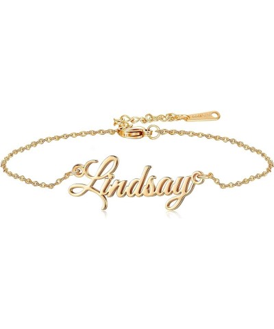 Name Anklet Personalized,Name Anklets for Women ,Custom Anklet,Ankle Bracelet with Name,Anklet Bracelets With Names ,18K Gold...