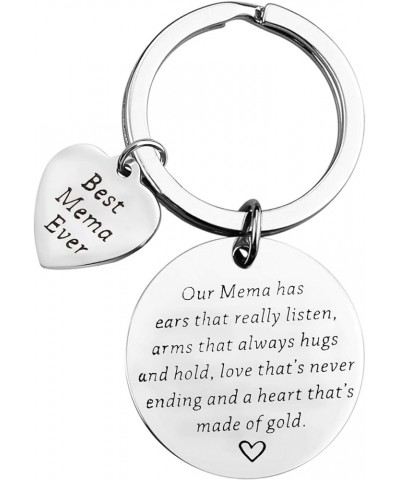 Mema Jewelry Grandma Mema Mother's Day Birthday Appreciation Gift Our Mema $9.30 Pendants