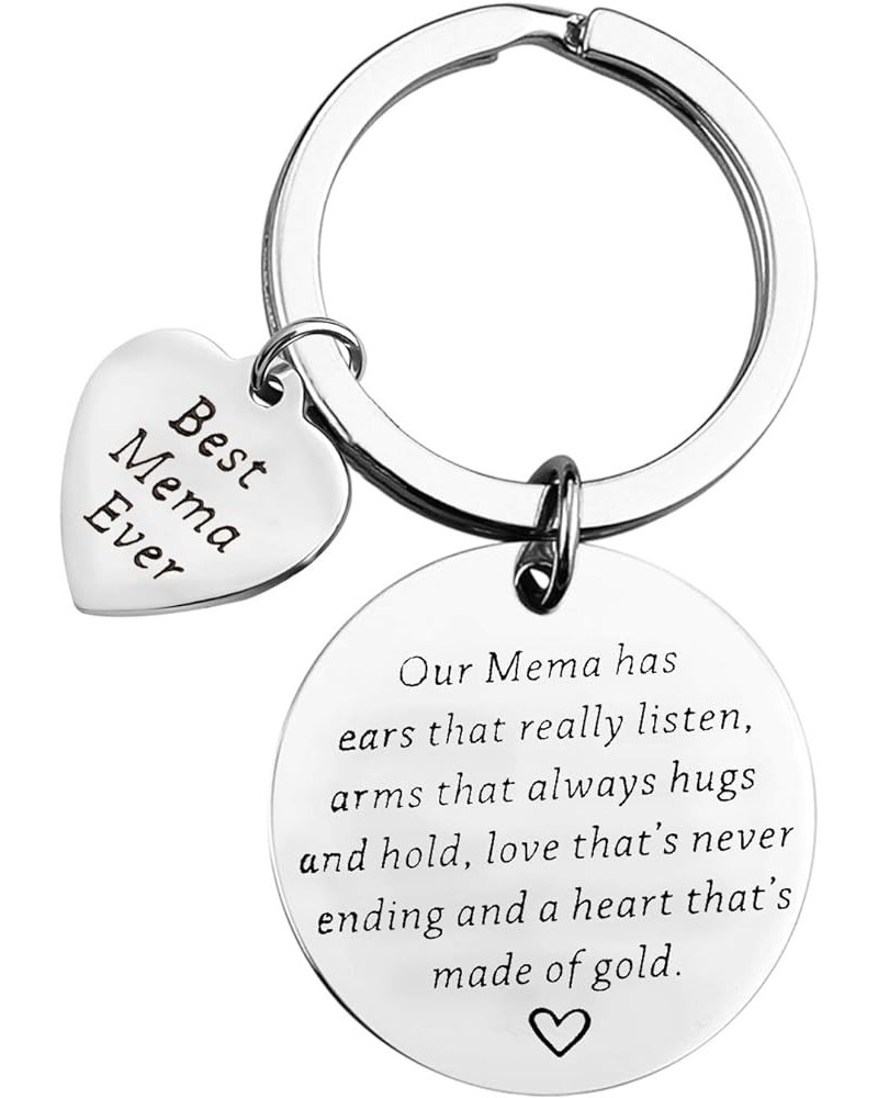 Mema Jewelry Grandma Mema Mother's Day Birthday Appreciation Gift Our Mema $9.30 Pendants