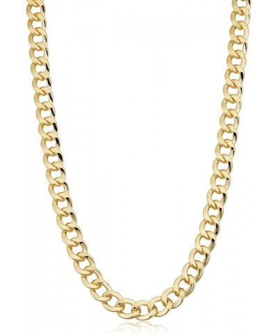 Solid 14k Yellow Gold Filled Miami Cuban Curb Chain Necklace for Men and Women (3.2 mm, 4 mm, 5 mm, 6 mm, 7.4 mm or 9 mm) 24 ...