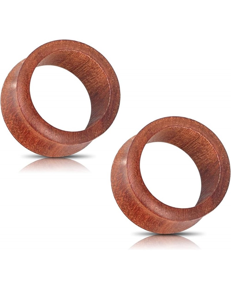 1Pairs Wood Hollow Ear Gauge Plugs Tunnels Saddle Expander Piercing Jewelry Hollow, style2 $7.07 Body Jewelry