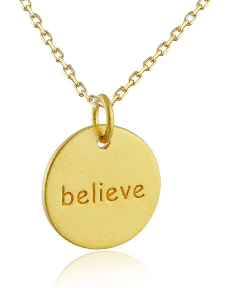 Sterling Silver Engraved Spiritual Necklace for Women GOLD BELIVE $11.50 Necklaces