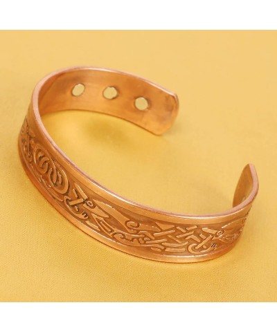 Indian Hand Crafted Healing Copper Bracelet Chakra Jewelry Cuff Gift Women Men. Attractive Celtic $10.82 Bracelets