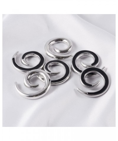 2Pcs Stainless Steel Surgical Ear Spiral Tapers Plugs Tunnels Expander Gauges Snail Twist Earrings Stretching Body Piercings ...