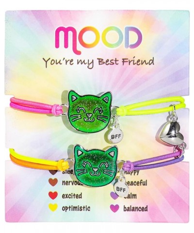 Color Changing Bracelet Cute Cat Animal Flower Dinosaur Horse Mermaid Temperature Sensing Mood Bracelet with Card Best Gift f...