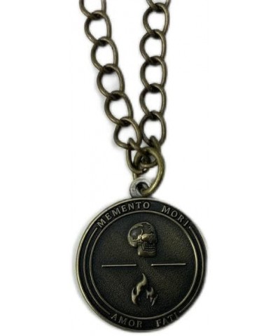 Stoic Necklace: The Cardinal Virtues, Memento Mori and Amor Fati $18.48 Necklaces