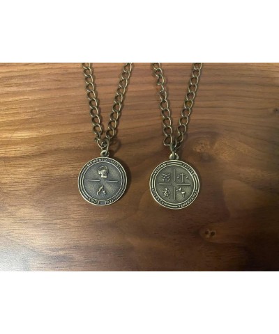 Stoic Necklace: The Cardinal Virtues, Memento Mori and Amor Fati $18.48 Necklaces