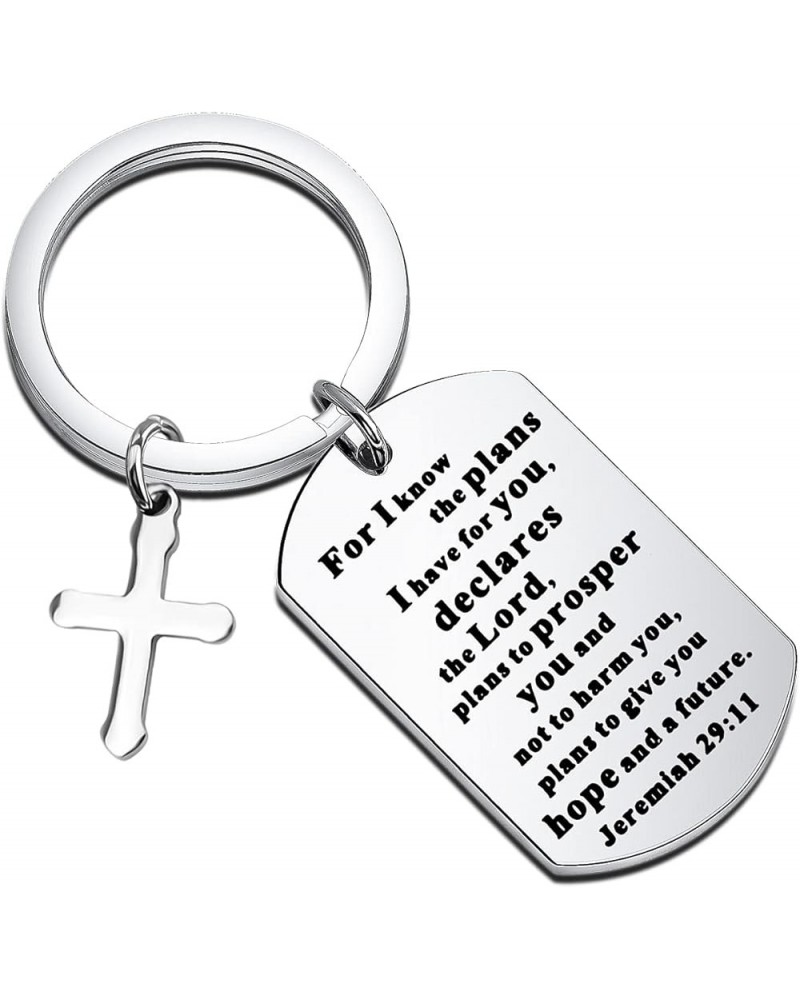 Christian Gift Jeremiah 29:11 Keychain I Know The Plans I Have for You Keychain Religious Jewelry Christian Fans Keychain $11...