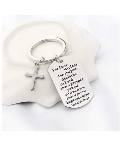 Christian Gift Jeremiah 29:11 Keychain I Know The Plans I Have for You Keychain Religious Jewelry Christian Fans Keychain $11...