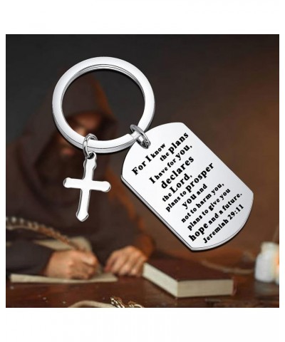 Christian Gift Jeremiah 29:11 Keychain I Know The Plans I Have for You Keychain Religious Jewelry Christian Fans Keychain $11...