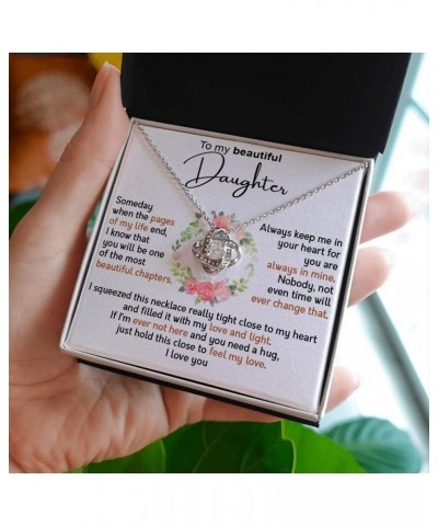 To My Beautiful Daughter Necklace, Daughter Necklace From Mom With Luxury Box, Daughter Gift From Mom, Daughter Birthday Gift...