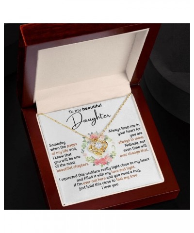 To My Beautiful Daughter Necklace, Daughter Necklace From Mom With Luxury Box, Daughter Gift From Mom, Daughter Birthday Gift...