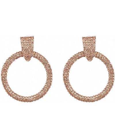 13 Colors Women Party Drop Earrings Statement Vintage Earrings Crystal Hoop Earring green $9.62 Earrings